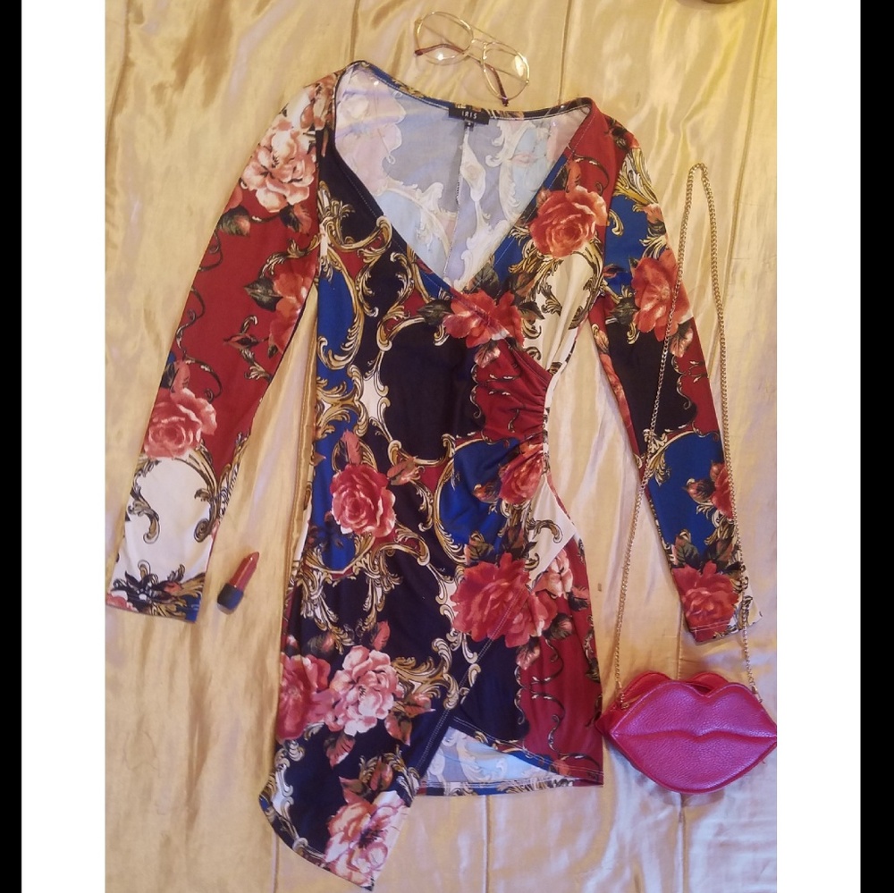 Iris Asymmetrical Dress Stretch